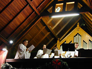 choir Xrmas eve: 
