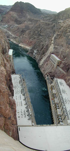 hoover damn water exit: