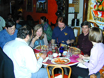 la fiesta table: