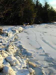 Snow Ice Shoreline: 