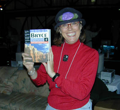 Susan and book: 