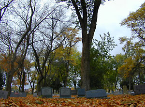 walsenberg graveyard low: The site of my great-grandparents' graves in Walsenberg, Colorado.