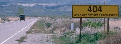 404: you can't get there from here.