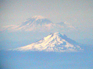 Rainier and Adams: 