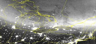 Aurora from space