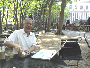 Britt in Bryant Park: 