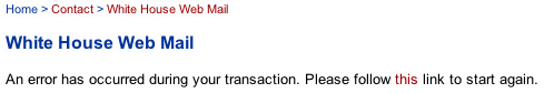 White House Mail Maze 3: 