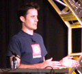 Ev at Gnomedex 2002