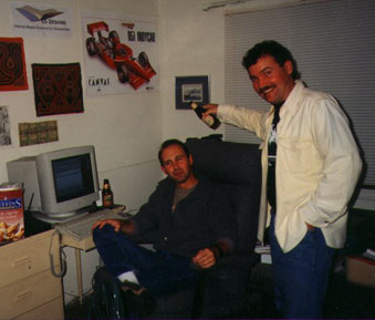 alan and bill: Alan and Bill at my batchelor party, November 21, 1996
