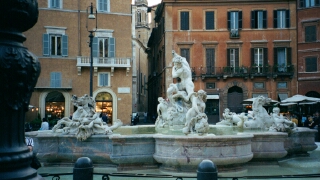 Piazza Navona by Day: This is one of the three lovely fountains in the Piazza.
