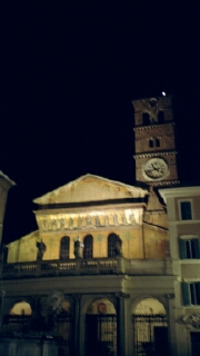 Santa Maria di Trastevere: Our favorite church in Rome, this dates back to the 13th century.  Check out the golden mosaic in the pediment.