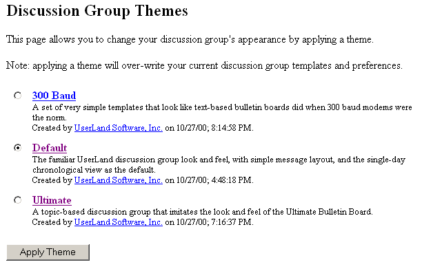 Group Themes