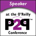 Speaker 
at the O'Reilly P2P Conference