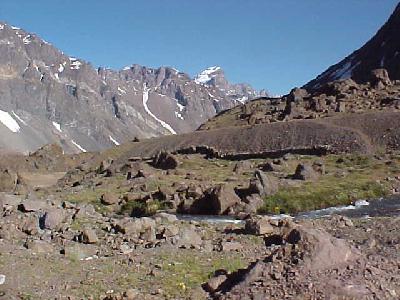 Crossing over the Andes: 