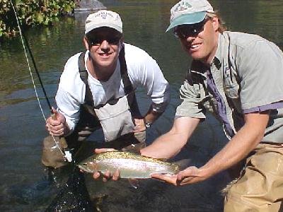 Jim and Larry with a monster fighter!: