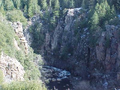 Box Canyon the head of the Upper Sac River: 