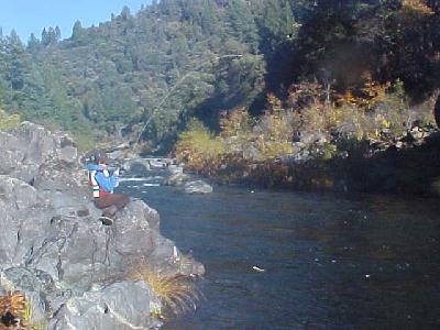 Josh bringing in the catch!: 
