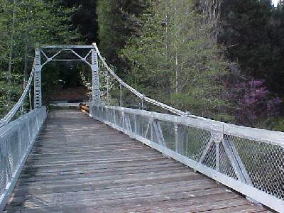 CCC Bridge at Simms Camp: 