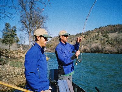 Jack and Chuck with a lunker on!: 