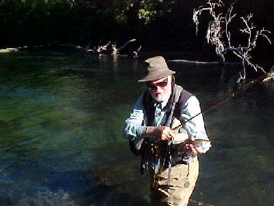 Daniel and his catch on the Quillehue: 