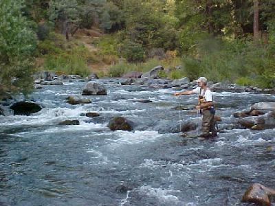 Gene nymphing the McCloud River: 