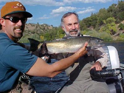 Gene Weber with Jack Salmon Klamath: 