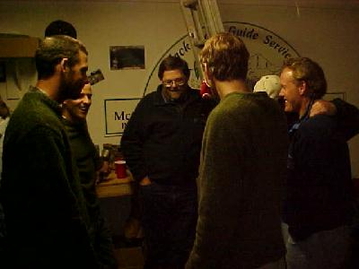 Guides having fun at recent party: 