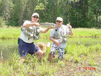Mike Hibbard with lunker: 