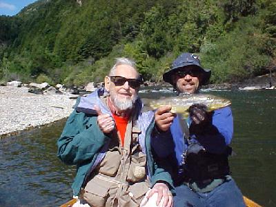 Jim with Nico & Me with a lunker!: 