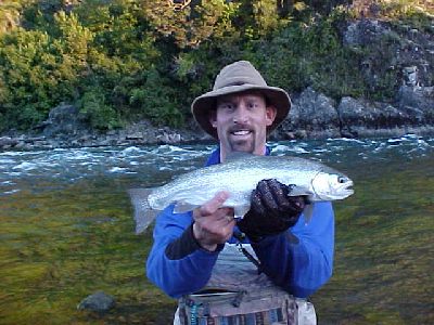 Jack`s catch in the rio petrohue: 