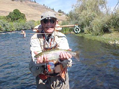 Joe and his healthy steelhead: 