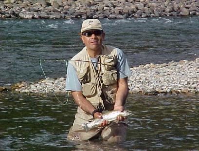 juan ramos with a nice trout: 