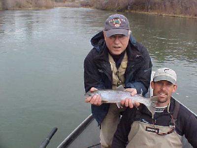 Rich A Holding trout: 