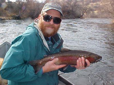Terry and his Candy Apple Red Trout: 