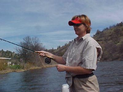 Yvonne from Houston fly fishing: 