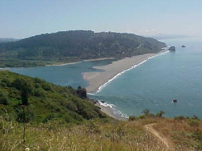 Klamath River Dumps into the Ocean: