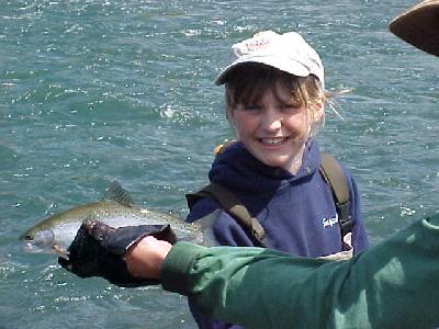 Paige Webber on the Lower Sac: 