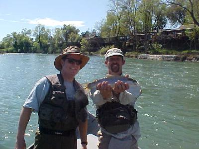 LS Paul Mayes and trout: 