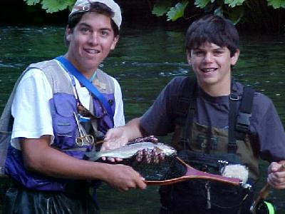 John and Harrison with a beauty: 