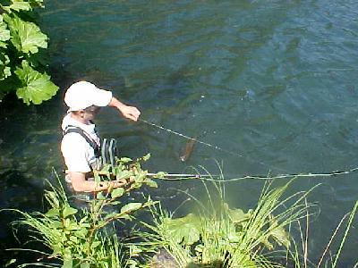 Mack pulling in his lunker 2003: 