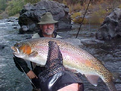Mark and his October Caddis Catch!: 
