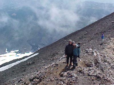 Matt and Uschi on Villarricca: 