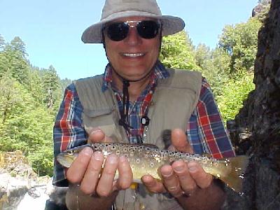 Wayne with nice Brown Trout: 