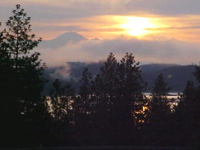 Mt Lassen Sunrise Jan 2004: 