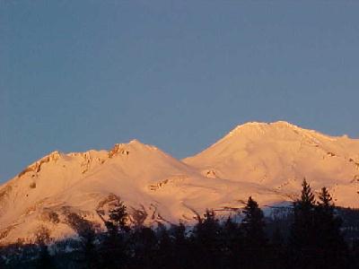 Mt Shasta in Rose Blush: 