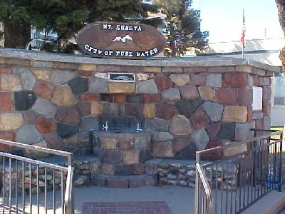 MT Shasta Fountain: 