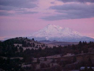 Mt Shasta from Hornbrook Nov 24th 2003: 