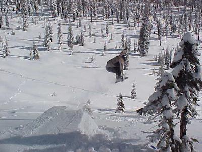 Mt Shasta Jump! Dec 2003 Garret: 