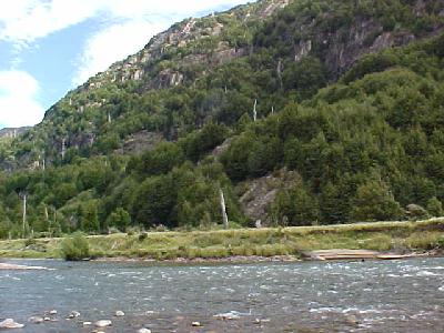 rio simpson patagonia chile: