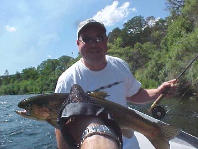 Rob Jensen with his catch: 